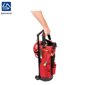 China factory new product red portable tool bag trolley, rolling tool bag